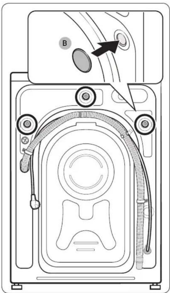 SAMSUNG WW8GT654ALH - Aufstellen des Geräts - 1