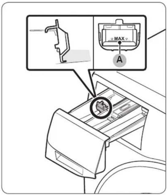 SAMSUNG WW8GT654ALH - Verwenden von manuell dosiertem Flüssigwaschmittel (nur bestimmte Modelle) - 1