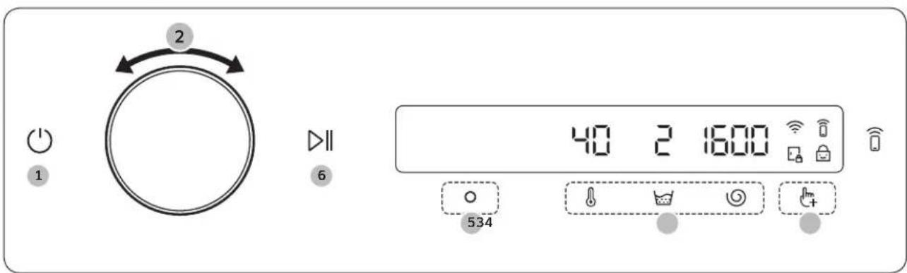 SAMSUNG WW8GT654ALH - Bedienung - 1