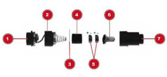 BRESSER 4964110 - Putting the pole finder illumination into operation - 1