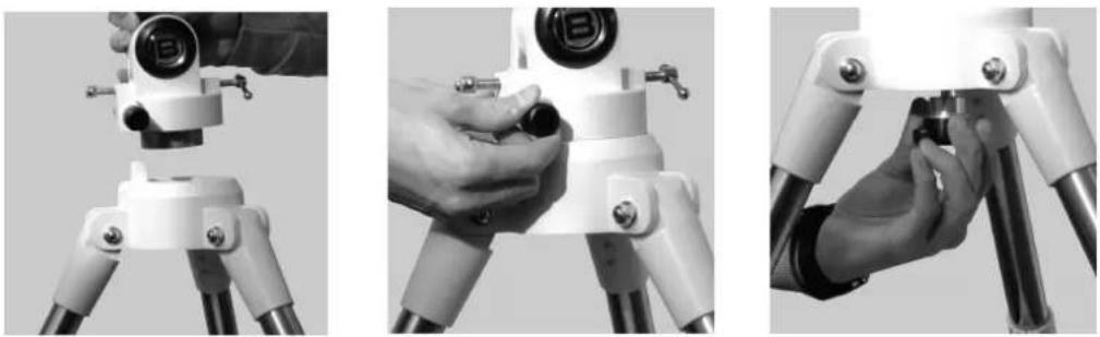 BRESSER 4964110 - Attaching the polar wedge - 1