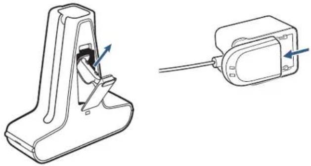 PLANTRONICS Savi W445 - Replacing Your Headset Battery - 1