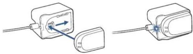 PLANTRONICS Savi W445 - Charging the Battery in the Charge Base. - 4