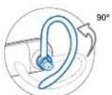 PLANTRONICS Savi W445 - Right earloop configuration - 2