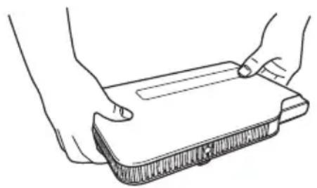 CASIO Slim XJ-A257 - Precaution when Handling the Projector after Use - 1