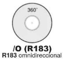 360° /O (R183) R183 omnidireccional