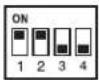 SHURE Microflex MX393 - Mute Button Configuration - 4