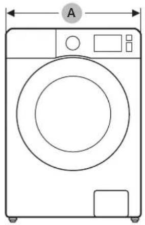 SAMSUNG WW80T734DWH - Technisches Datenblatt - 1
