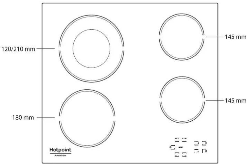 120/210 mm 180 mm 145 mm 145 mm Hotpoint ARISTON