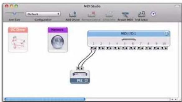 NIDI Studio Icon Size Configuration Add Devices Remove Devices Showoff Repack NIDI Test Setup NAC Driver Networks NIDI I/O 1 1 2 3 4 5 6 7 8 9 10 PRE