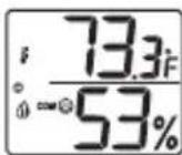 MEADE TM005X-M - CHECKING REMOTE AND INDOOR TEMPERATURE AND HUMIDITY - 1