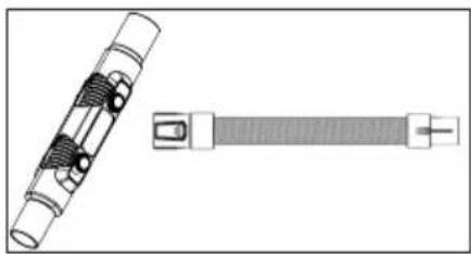 BEKO VRX 221 DR - Elbow (12) and flexible hose (15) - 1