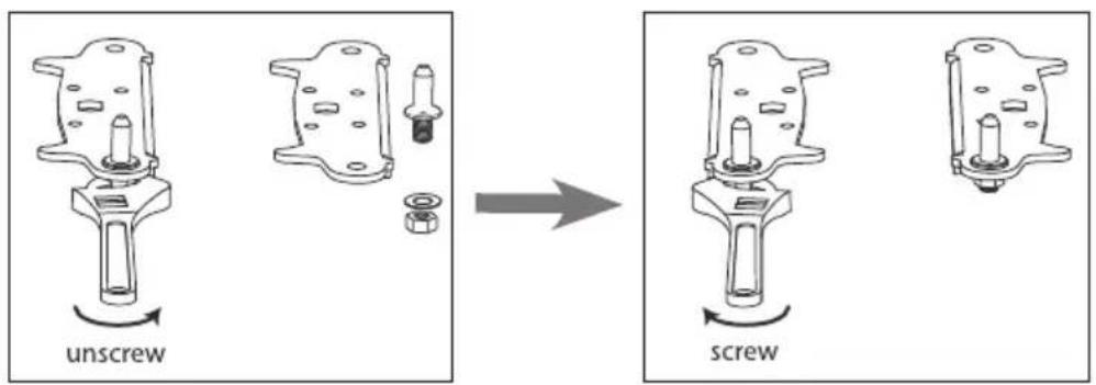 unscrew screw