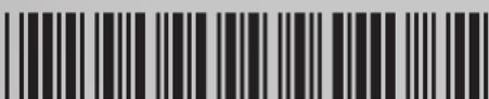 Black and white barcode image with vertical lines above and below the bars