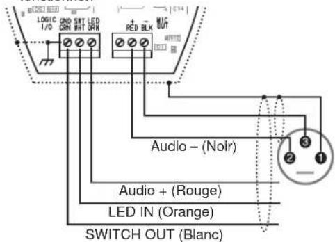SHURE MX418DS - Schéma de câblage - 1