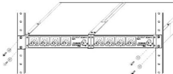 Technical diagram of a multi-chamber electrical connector with labeled terminals and connection points