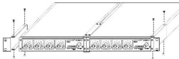 SHURE SCM410 - MONTAGE ZWEIER MISCHER (VOLL-RACK) - 2