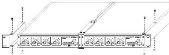 SHURE SCM410 - INSTALACIÓN DE DOS CONSOLAS MEZCLADORAS (UNA POSICIÓN DE BASTIDOR): - 2