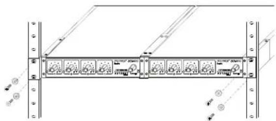SHURE SCM410 - Montage d'un mélangeur UNIQUE (demi-rack) - 5