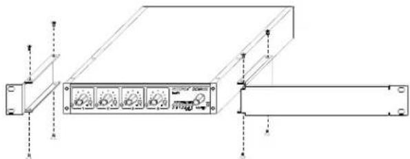 SHURE SCM410 - INSTALLAZIONE DI UN MIXER SINGOLO (SEMIRACK) - 1