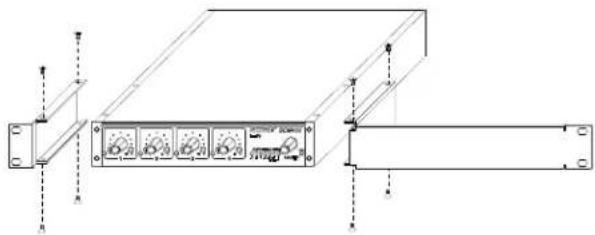 Technical diagram showing a device with labeled ports and control panel, including measurement scales and directional arrows.