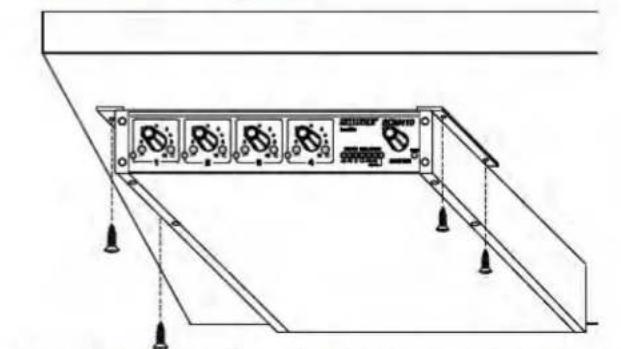 SHURE SCM410 - INSTALACIÓN DE DOS CONSOLAS MEZCLADORAS (UNA POSICIÓN DE BASTIDOR): - 7