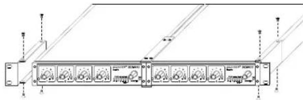 SHURE SCM410 - Dual Mixer (Full Rack) Installation - 2