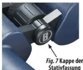 Fig. 7 Kappe der Stativfassung
