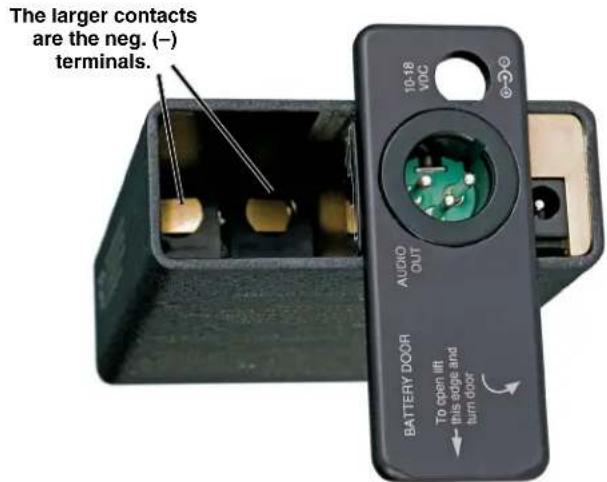 Lectrosonics UCR411A - Replacing the Batteries - 3