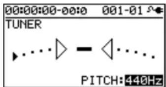 00:00:00-00:0 001-01 TUNER PITCH:440Hz