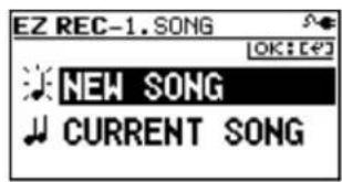 EZ REC-1.SONG OK: E&P NEW SONG CURRENT SONG