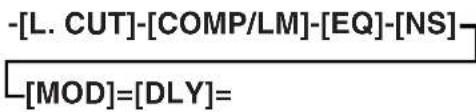 -[L. CUT]-[COMP/LM]-[EQ]-[NS] [MOD]=[DLY]=