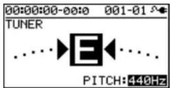 00:00:00-00:0 001-01 TUNER PITCH: 440Hz