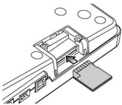 BOSS BR-800 - ■ Inserting an SD card - 1