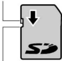 BOSS BR-800 - ■ The SD card write protect feature (LOCK) - 1