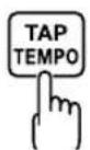 BOSS BR-800 - Using [TAP TEMPO] Button to Set the Tempo - 1