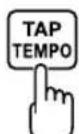 BOSS BR-800 - Using [TAP TEMPO] Button to Set the Tempo - 1