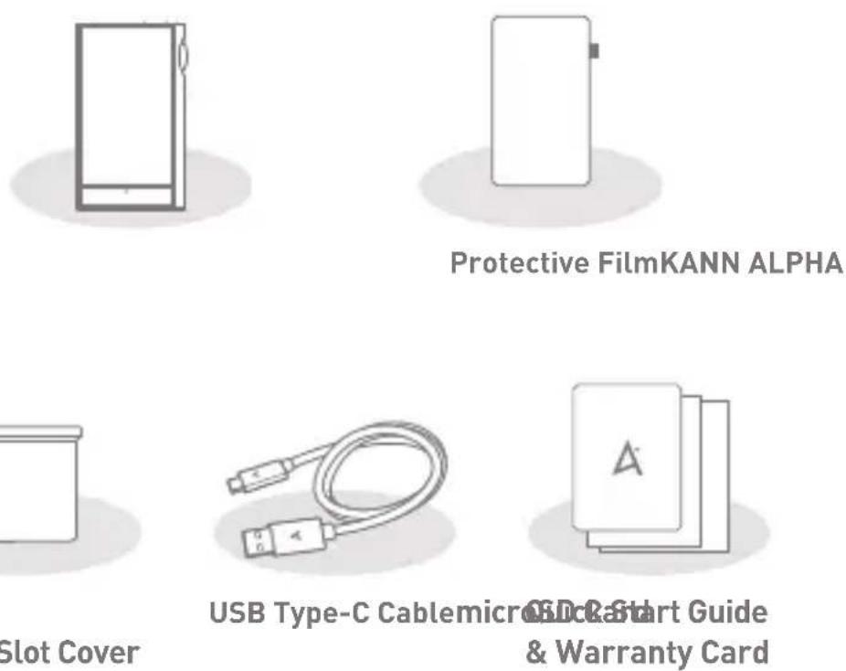 Astell&Kern KANN Alpha - Package Contents - 1