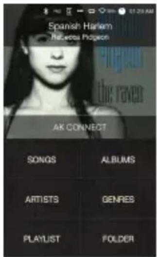 Astell&Kern AK380 - Return to the Home Screen - 2