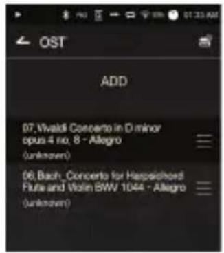 Astell&Kern AK380 - Editing the Playlist Order - 1