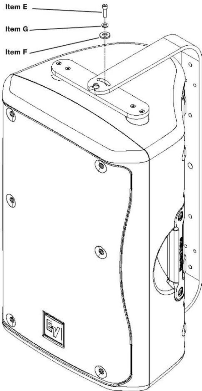 ELECTRO-VOICE ZX3-60 - Step 3: Mount the Zx3 to the U-Brackets - 3