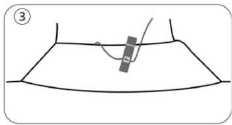 SHURE DuraPlex DH5 - Using the Collar Clip - 3