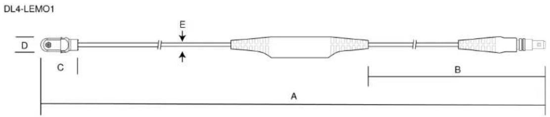 SHURE DuraPlex DL4 - Gesamtabmessungen - 2