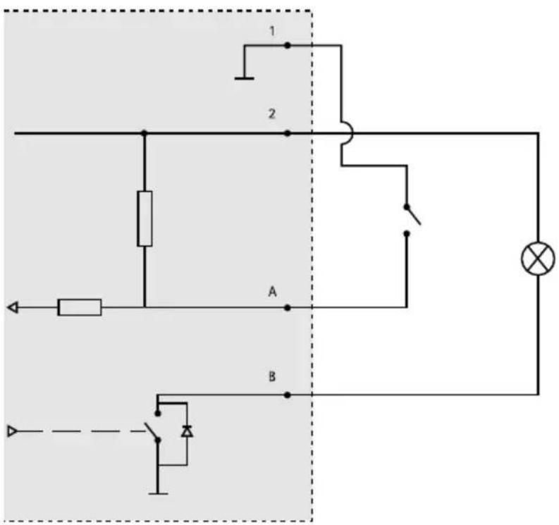 1 2 A B
