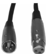 American DJ 64B LED Pro - Data Cable (DMX Cable) Requirements (For DMX Operation): - 1