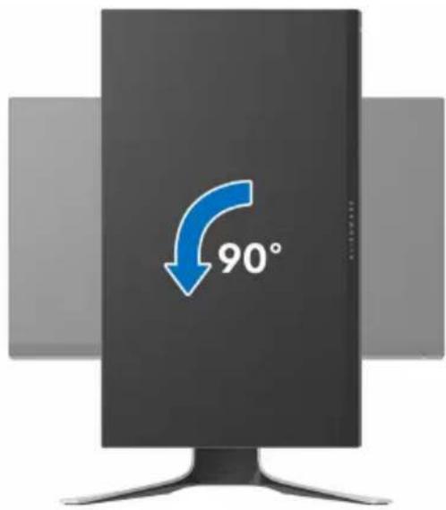 ALIENWARE AW2720HFA - Entgegen dem Uhrzeigersinn drehen - 1