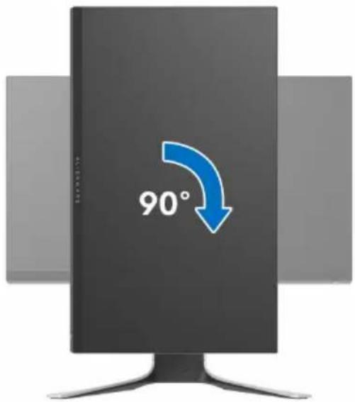 ALIENWARE AW2720HFA - Monitor drehen - 2