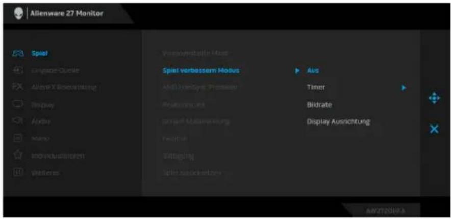 ALIENWARE AW2720HFA - Spiel verbessern Modus - 1