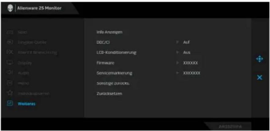 ALIENWARE AW2521HFLA - Direkttaste 3 - 2