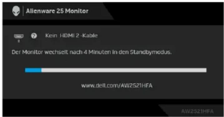 ALIENWARE AW2521HFLA - Selbsttest - 2